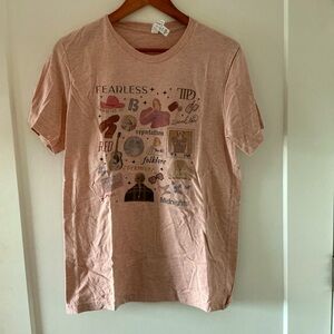 Graphic Pink T-Shirt Taylor Swift Eras